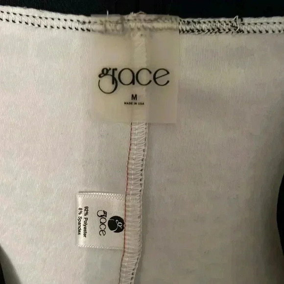 GRACE MEDIUM PINK AND DARK GRAY LEGGINGS - Picture 2 of 9